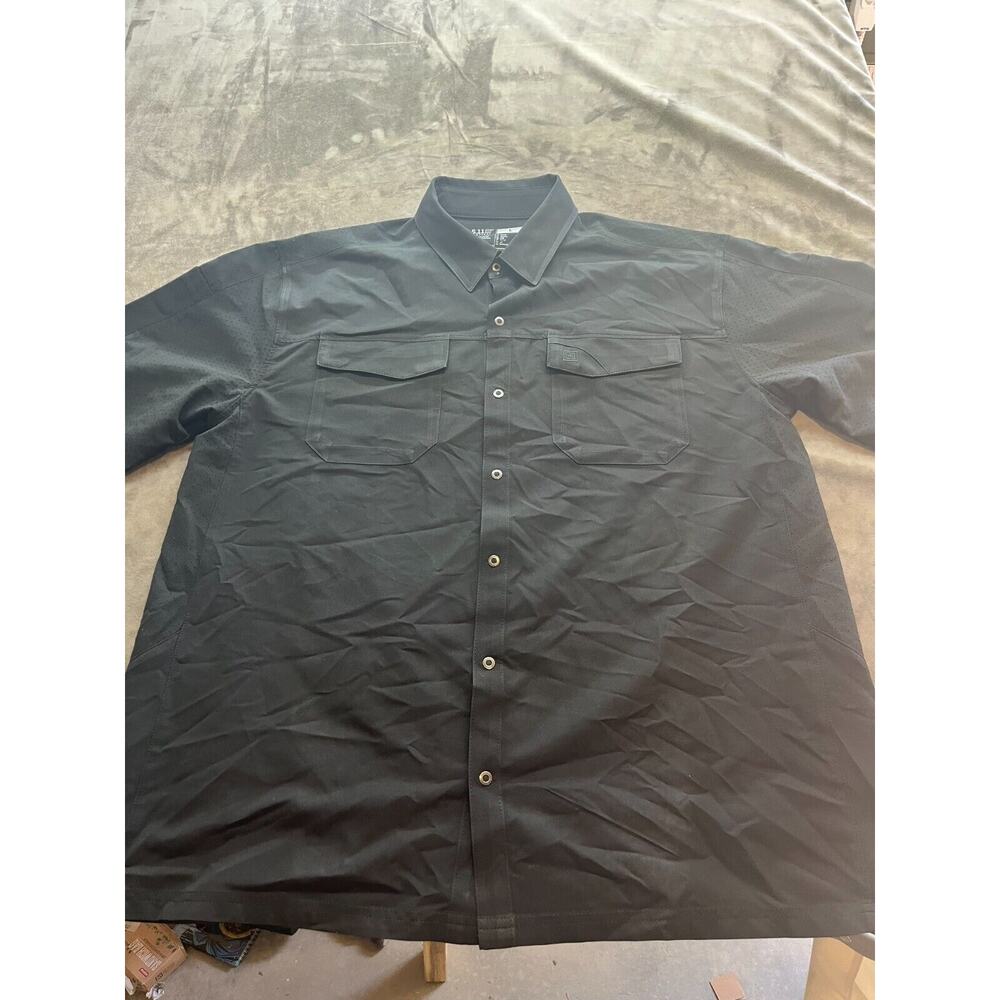 5.11 Tactical Black Casual Button Down Shirt